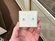 Load image into Gallery viewer, Aquamarine White Gold Earrings