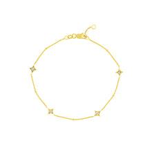 Load image into Gallery viewer, Diamond Star Gold Bracelet