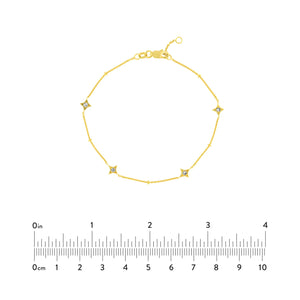 Diamond Star Gold Bracelet