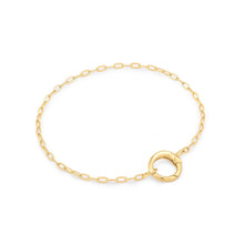 Charger l'image dans la galerie, Gold Mini Link Charm Chain Connector Bracelet