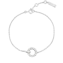 Load image into Gallery viewer, Silver Interlinked Circles Pave Bracelet