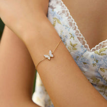 Charger l'image dans la galerie, Gold Butterfly Pavé Bracelet