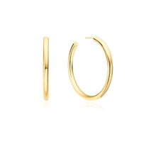 Charger l'image dans la galerie, Gold Classic Tube Oversized Hoop Earrings