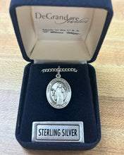 Charger l&#39;image dans la galerie, Saint Joseph The Worker Silver Pendant And Chain