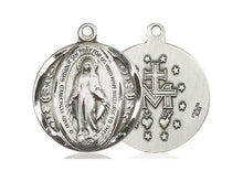 Load image into Gallery viewer, Miraculous Round Silver Pendant With Chain