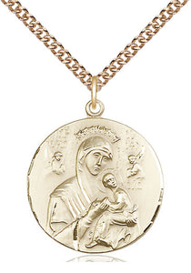 Our Lady Of Perpetual Help Gold Filled Pendant