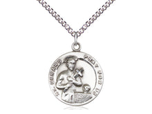 Load image into Gallery viewer, Saint Gerard Silver Medal And Chain Religious