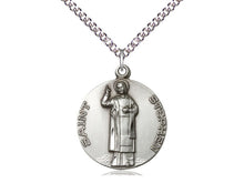 Load image into Gallery viewer, Saint Stephen Silver Pendant And Chain