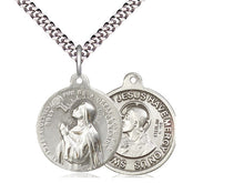 Cargar imagen en el visor de la galería, Saint Imelda Silver Pendant And Chain