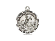Load image into Gallery viewer, Saint Camillus Silver Pendant With Chain Religious