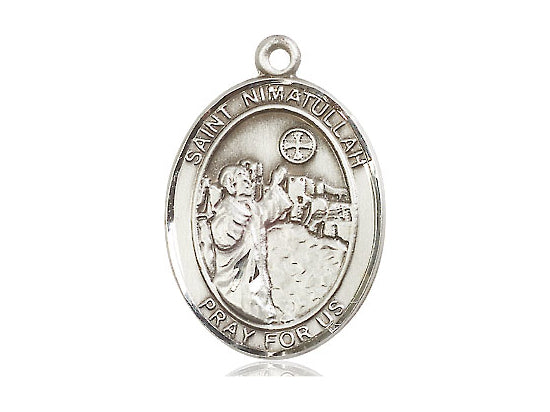 Saint Nimatullah Silver Pendant With Chain
