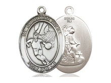 Load image into Gallery viewer, My Guardian Angel Basketball Silver Pendant With Chain