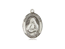 Cargar imagen en el visor de la galería, Saint Frances Cabrini Silver Pendant With Chain