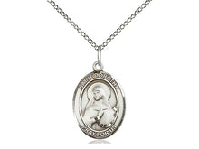 Load image into Gallery viewer, Saint Dorothy Silver Pendant With Chain Religious
