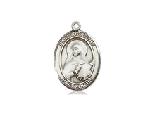 Cargar imagen en el visor de la galería, Saint Dorothy Silver Pendant With Chain Religious