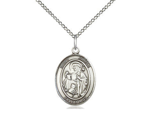 Saint James The Greater Silver Pendant With Chain Religious