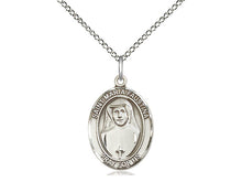 Load image into Gallery viewer, St Maria Faustina Silver Pendant With 18 Inch Chain Religious