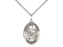 Load image into Gallery viewer, Saint Mary Magdalene Silver Pendant And Chain