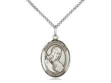 Load image into Gallery viewer, Saint Philomena Silver Pendant With Chain Religious