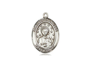 Our Lady Of La Vang Silver Pendant With Chain