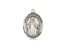Cargar imagen en el visor de la galería, Our Lady Of Peace Silver Pendant And Chain