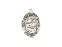 Load image into Gallery viewer, Our Lady of Prompt Succor Silver Pendant And Chain