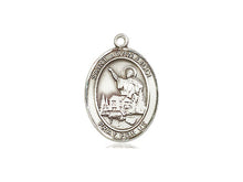 Cargar imagen en el visor de la galería, Saint John Licci Silver Pendant And Chain