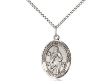 Load image into Gallery viewer, Our Lady Of Assumption Silver Pendant And Chain Religious
