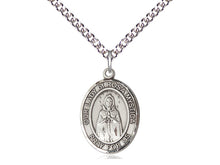 Load image into Gallery viewer, Our Lady Of Rosa Mystica Silver Pendant And Chain Religious