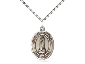 Our Lady Of Kibeho Silver Pendant
