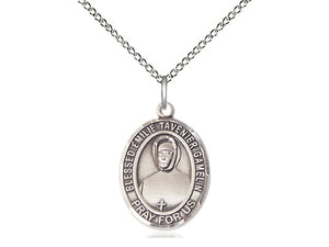 Blessed Emilie Gamelin Silver Pendant And Chain