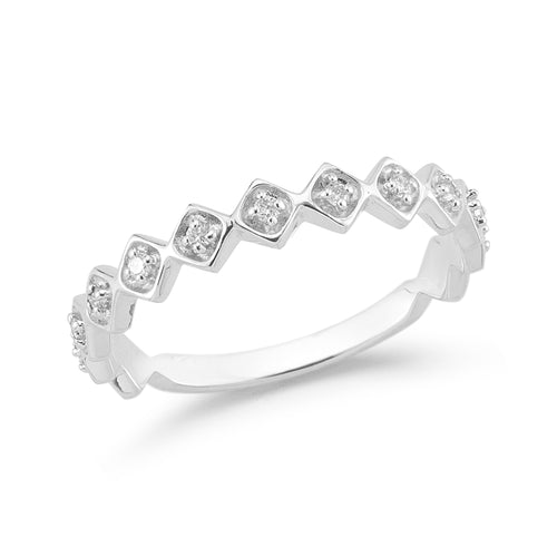 White Gold Diamond Liana Ring
