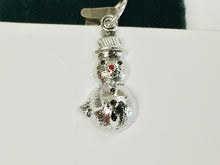 Load image into Gallery viewer, Silver Snowman Charm