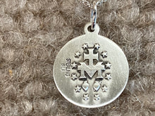 Charger l&#39;image dans la galerie, Miraculous Medal Silver Round With Chain Religious