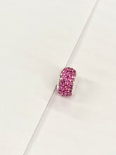 Load image into Gallery viewer, Pink Crystal Silver Bead