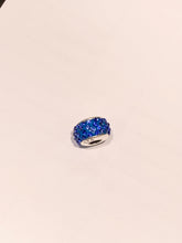 Load image into Gallery viewer, Blue Crystal Silver Bead