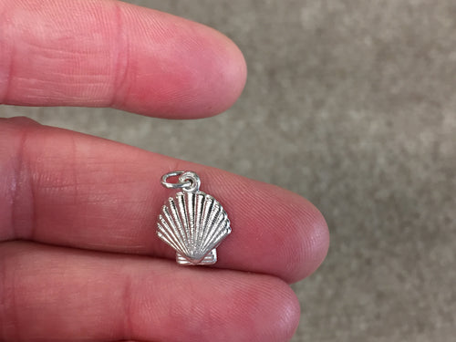 Sea Shell Silver Charms