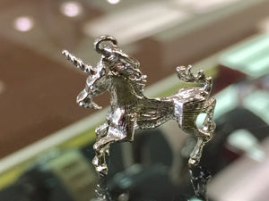 Unicorn Silver Charm