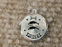 Load image into Gallery viewer, Pisces Silver Charm Engravable
