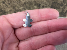 Load image into Gallery viewer, Gingerbread Man Silver Charm