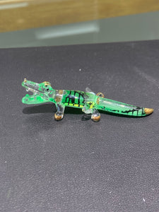 Little Alligator Glass Figurine