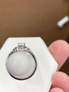 Silver Aquamarine Ring