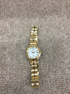 Seiko Women's Gold Tone Watch SUT350 Solar