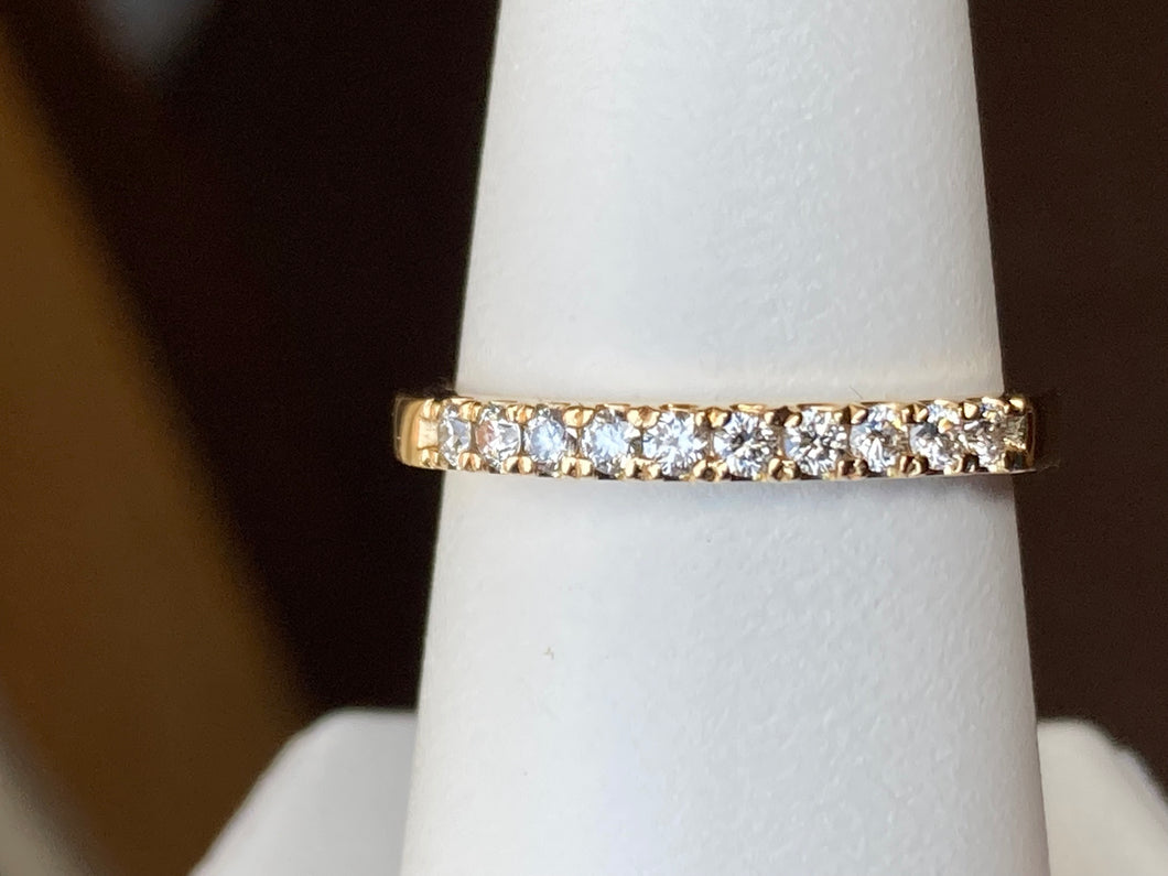 Quarter Carat Diamond Gold Wedding Ring
