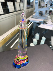 Saint Simons Lighthouse Crystal Figurine