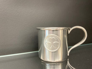 Clover Pewter Baby Cup