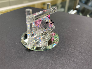Pig Crystal Figurine