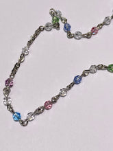 Load image into Gallery viewer, Multi Colored Silver Plated Rosary Beads