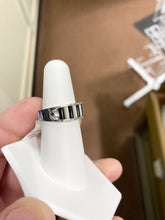 Load image into Gallery viewer, Onyx &amp; Mother Of Pearl Silver Ring By John Kennedy