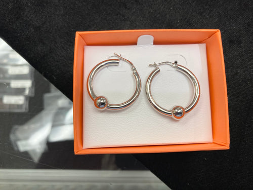 Cape Cod Silver Hoop Earrings